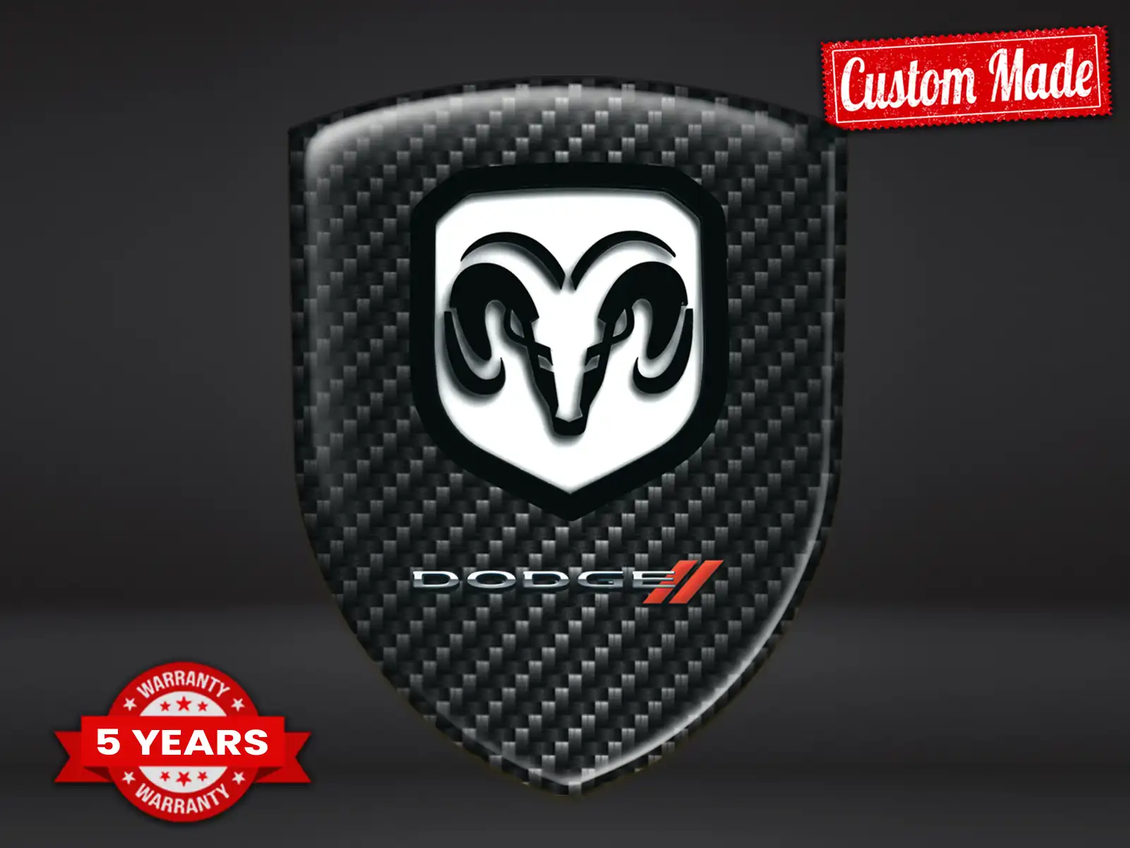 Dodge Badges Voiture Perso Max Durable Design Stylé